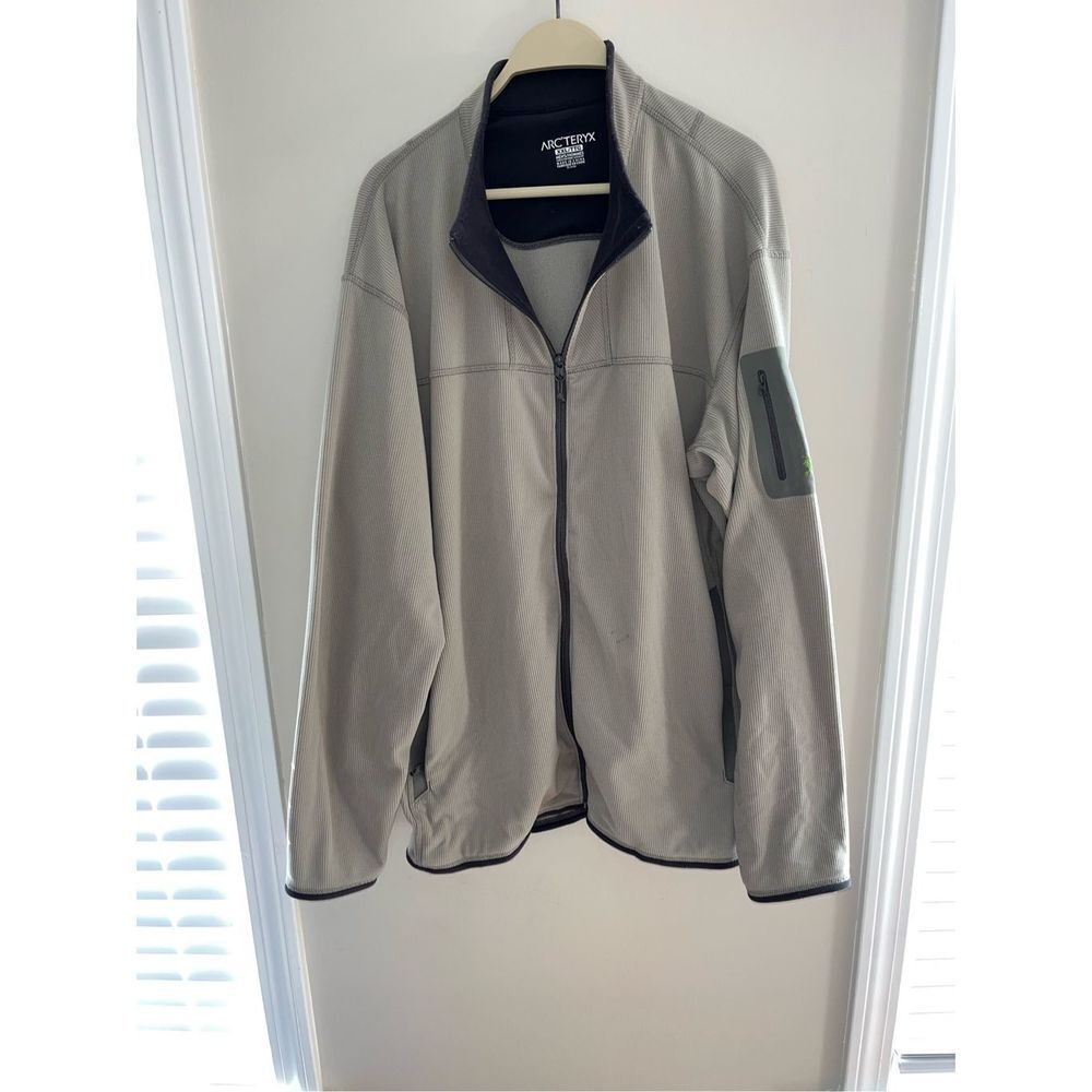 Arc’Teryx Full Zip Fleece Jacket Polartec Khaki 2XL